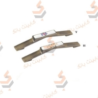 دستگیره کابینت تکنو آترک مدل کروم براق، زیتونی کد A.70