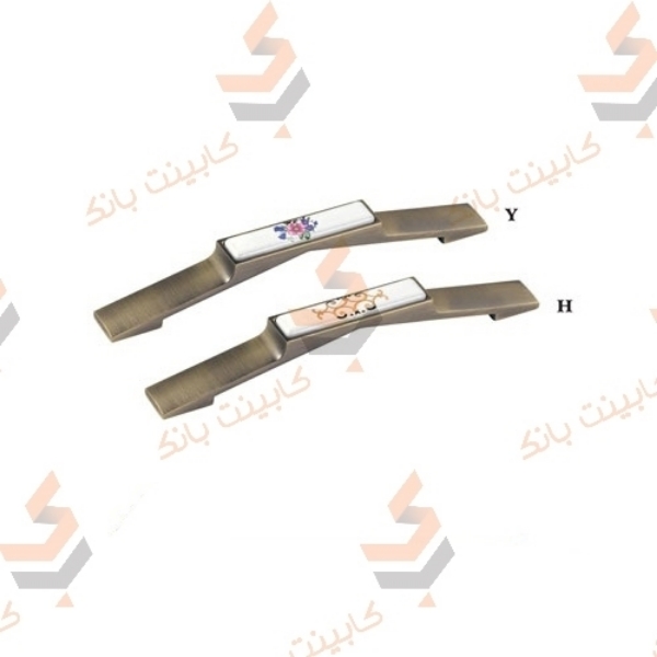 دستگیره کابینت تکنو آترک مدل کروم براق، زیتونی کد A.70