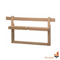 تصویر  جا گیلاسی آویز چوبی