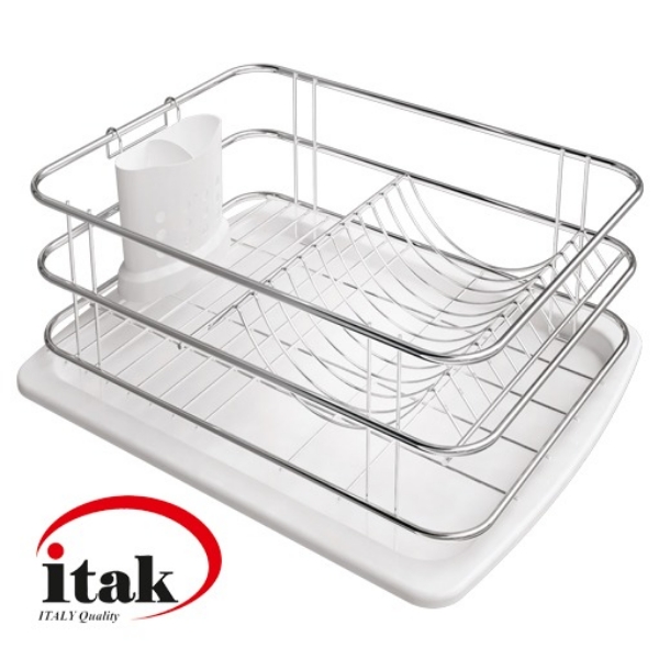 تصویر  جا ظرفی استیل کنار سینک